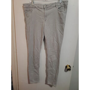 LOFT Skinny Jeans Women's 14 Gray Denim Jeans Jegging Stretchy High Rise